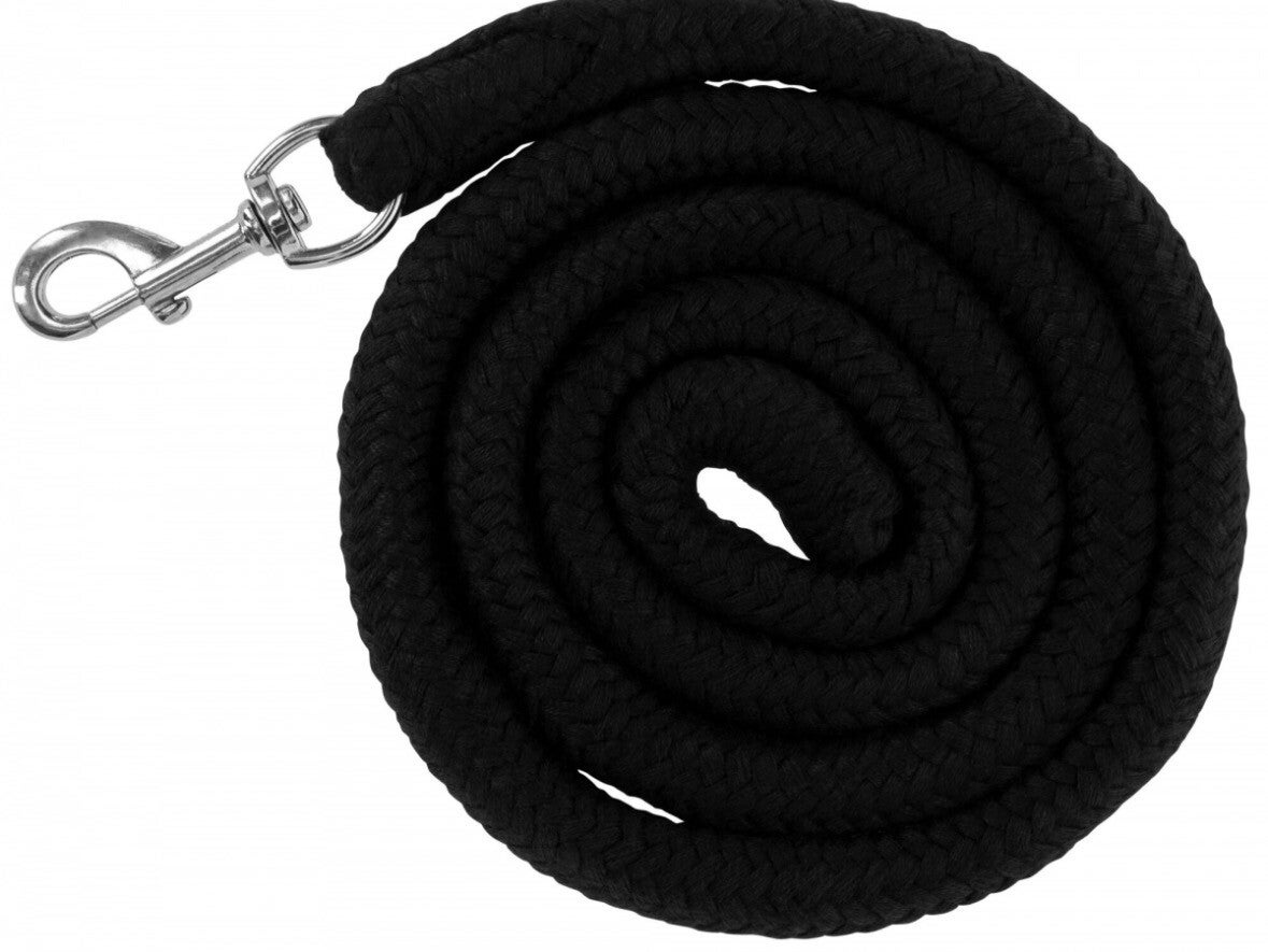 Halstertouw 2meter zwart