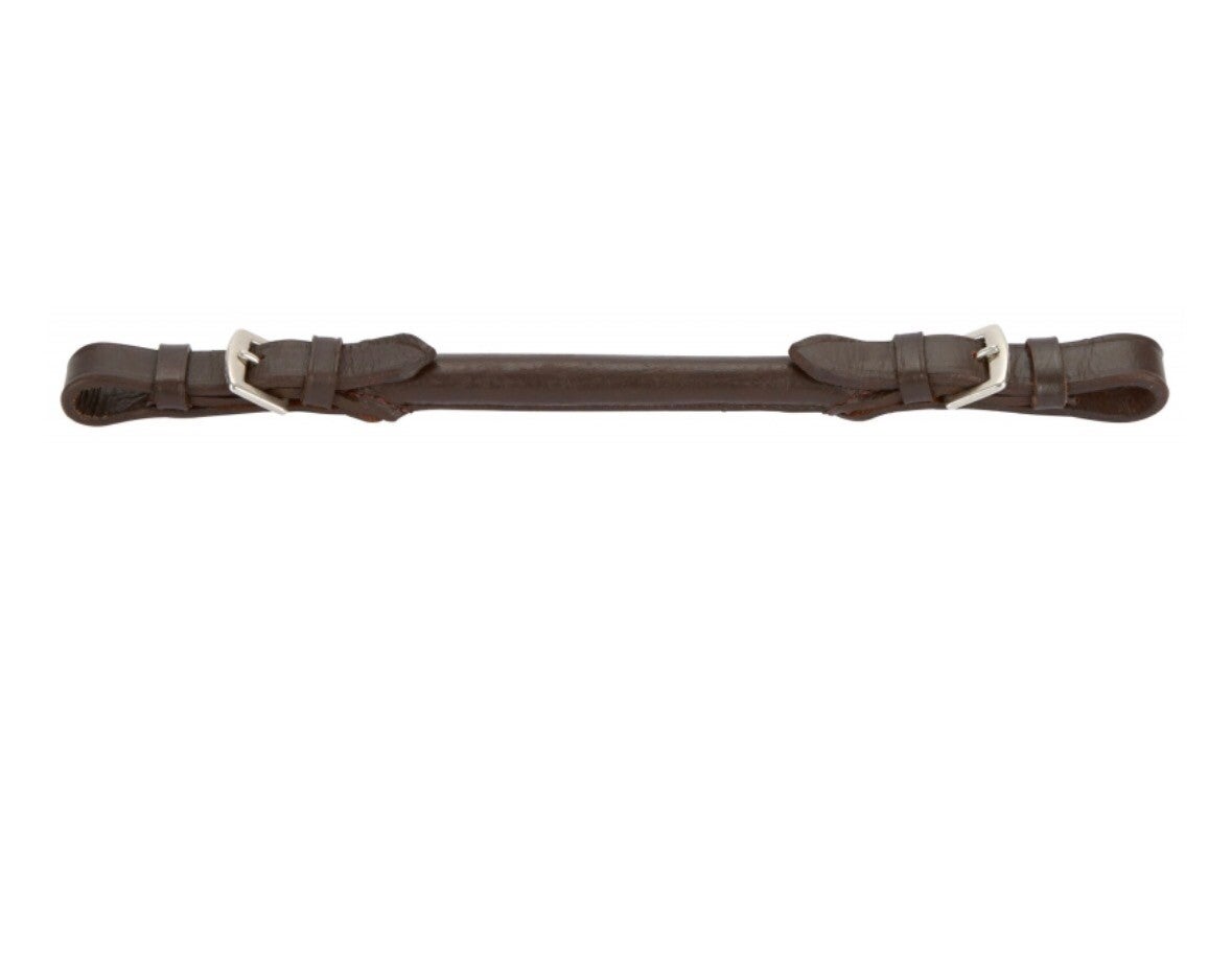 Bokriem rond genaaid bruin