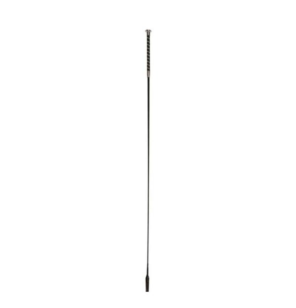 Dressuurzweep met glitter, zwart, 110 cm, met slag