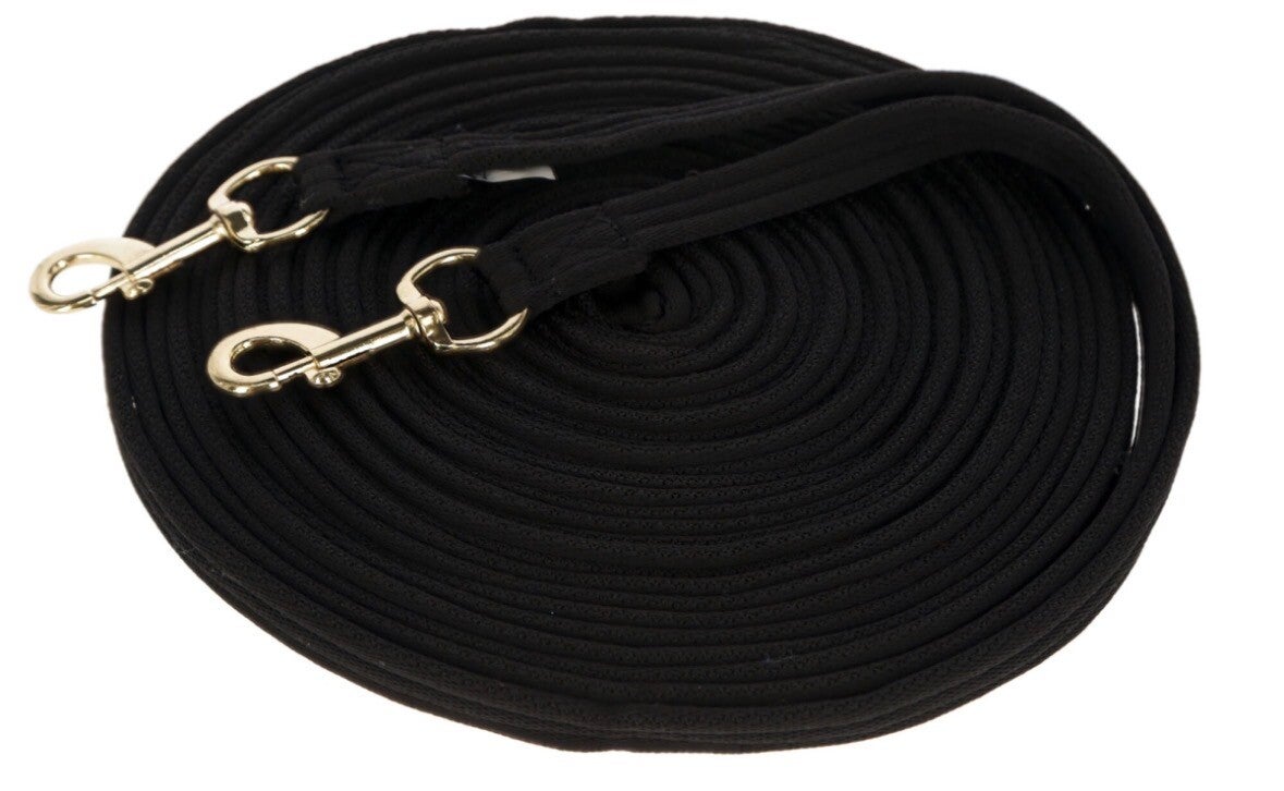 Soft-dubb.longe 17m, zwart