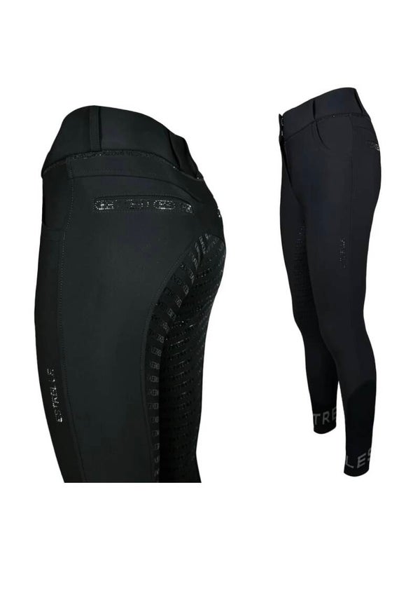 ED-Crystal Chain breeches zwart  Estrelle