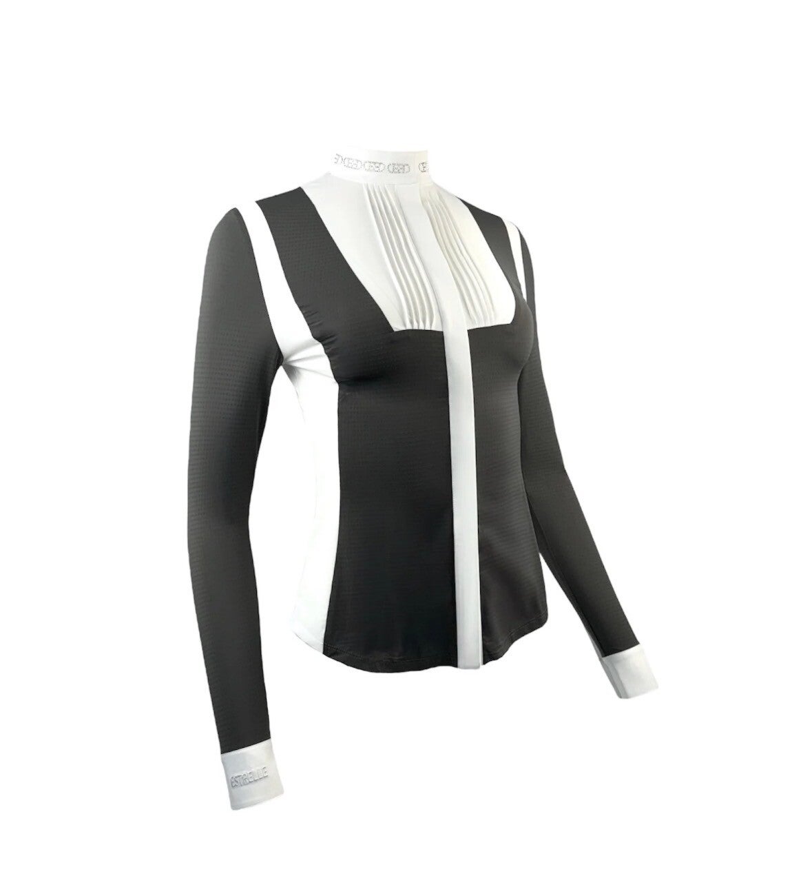 ED-Crystal Chain Toernooi Shirt zwart Estrelle