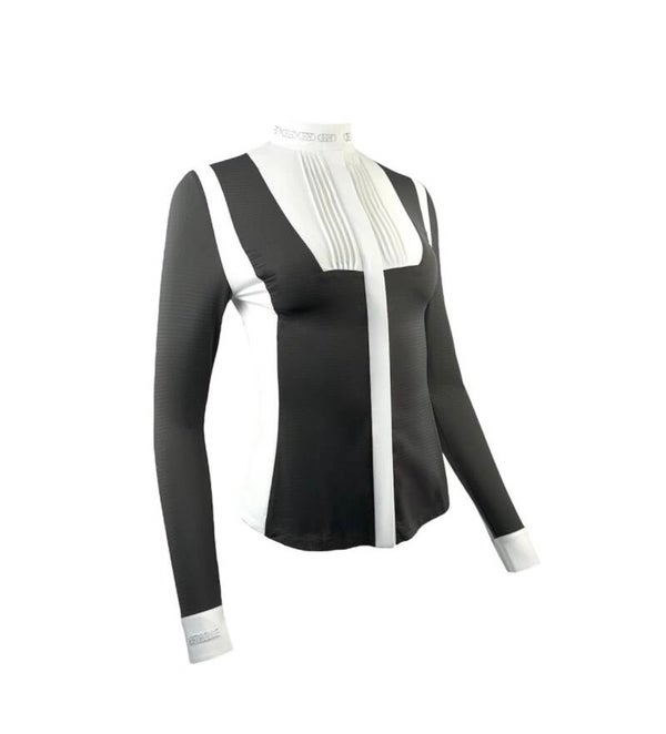 ED-Crystal Chain Toernooi Shirt zwart Estrelle