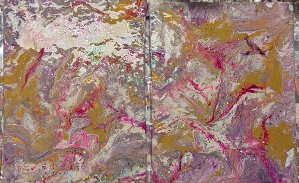 mesmerizing abstract wall art set of 2