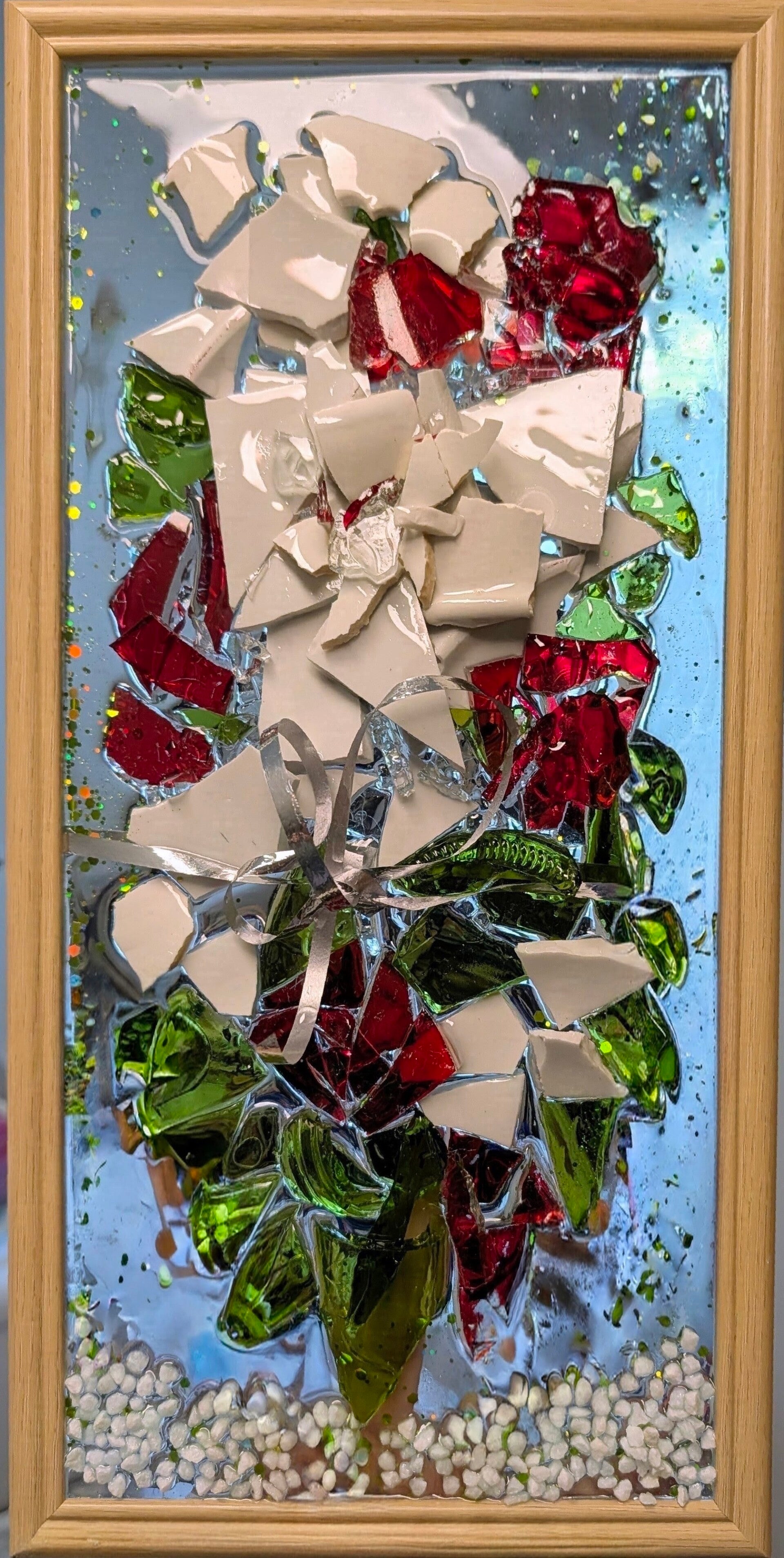 wedding bouquets replicated in glass