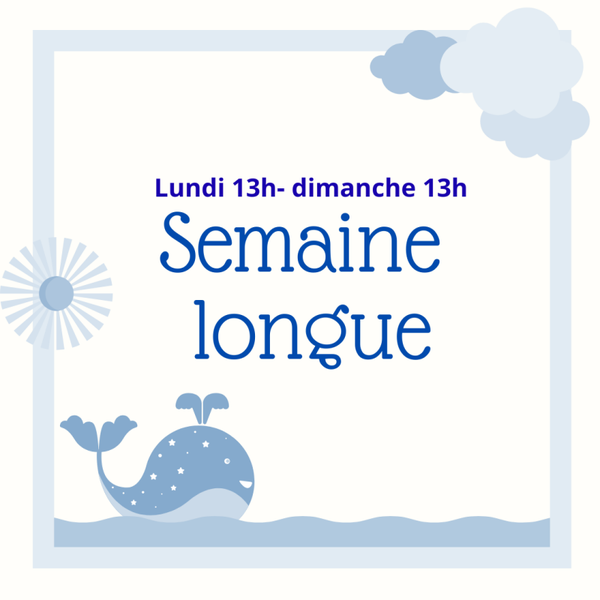 Semaine longue ABDL – Formule de base