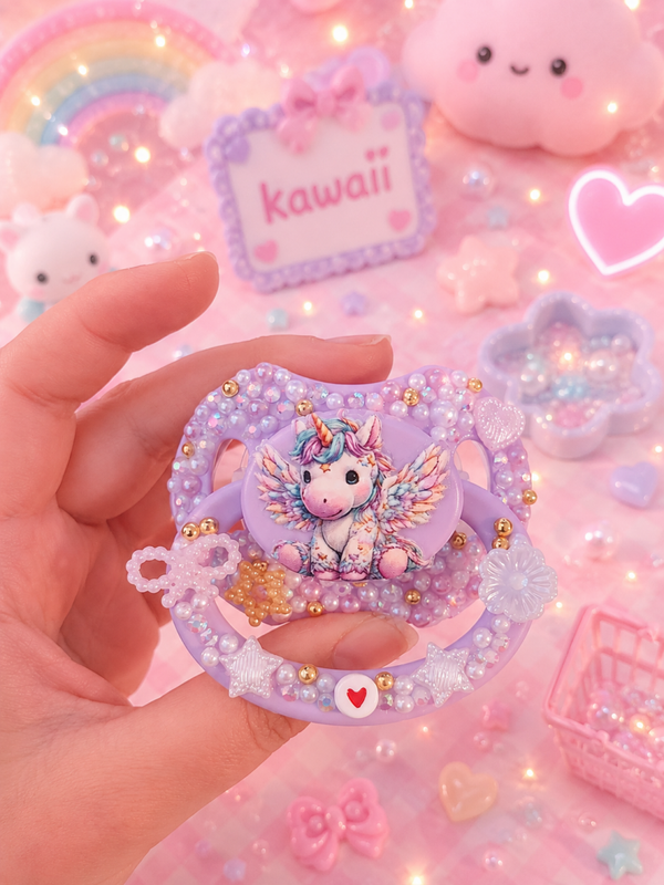 🦄 Tétine “Dreamy Unicorn” ✨💜