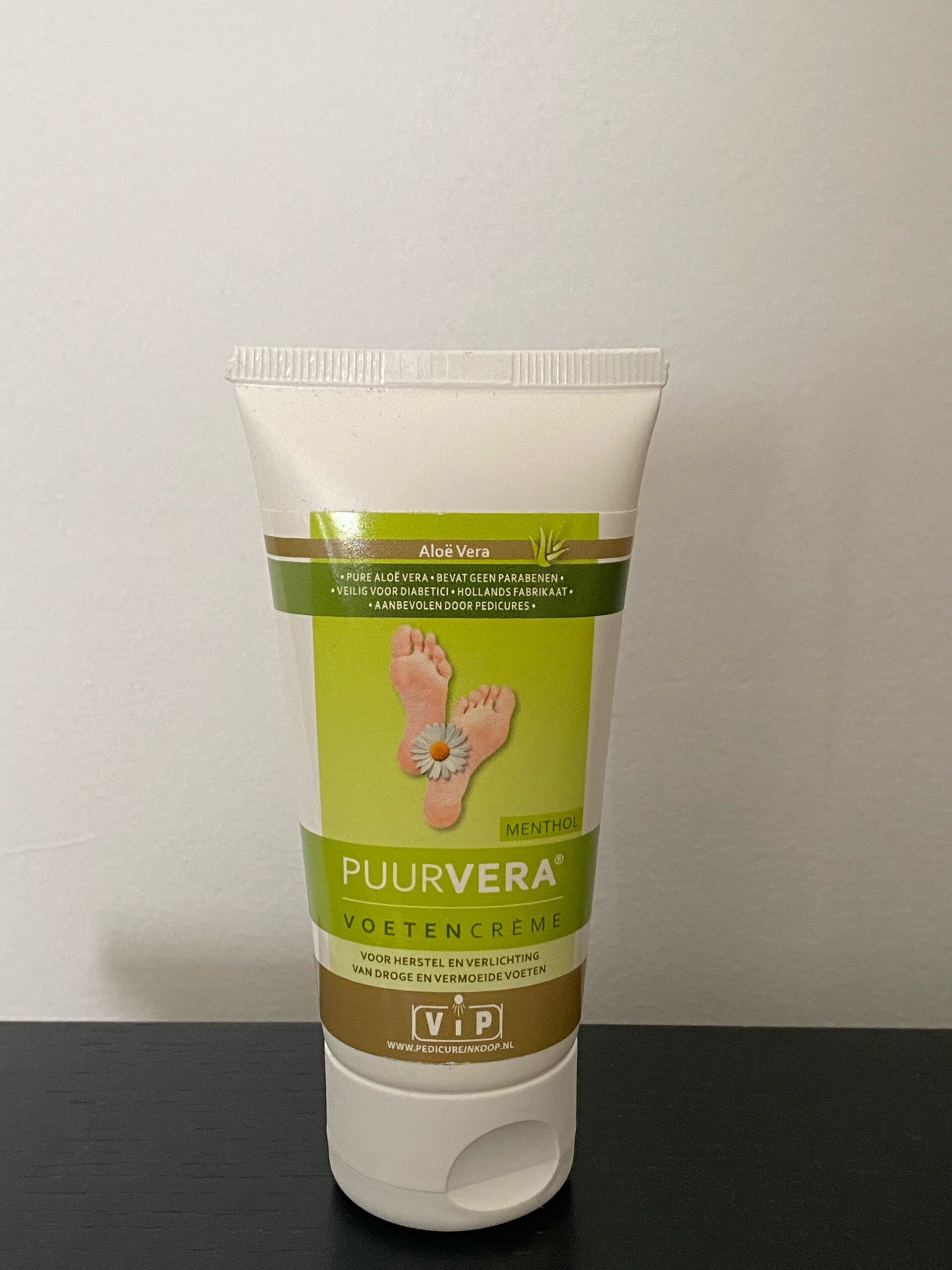Puur vera (menthol) voeten crème voor dagelijks gebruik
