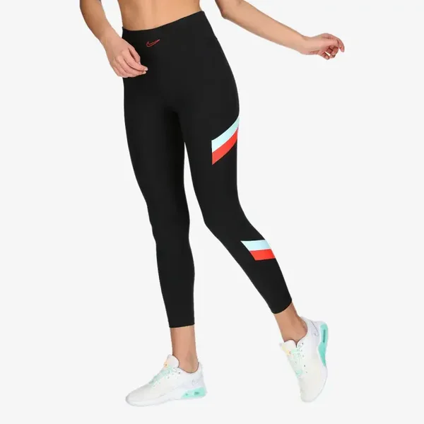 Nike Dames Tight 7/8 Color-Block Stripe Leggings