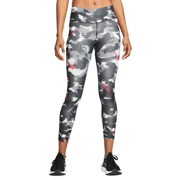 Nike Dri-FIT Fast Mid-Rise 7/8-Length Printed Women's Leggings