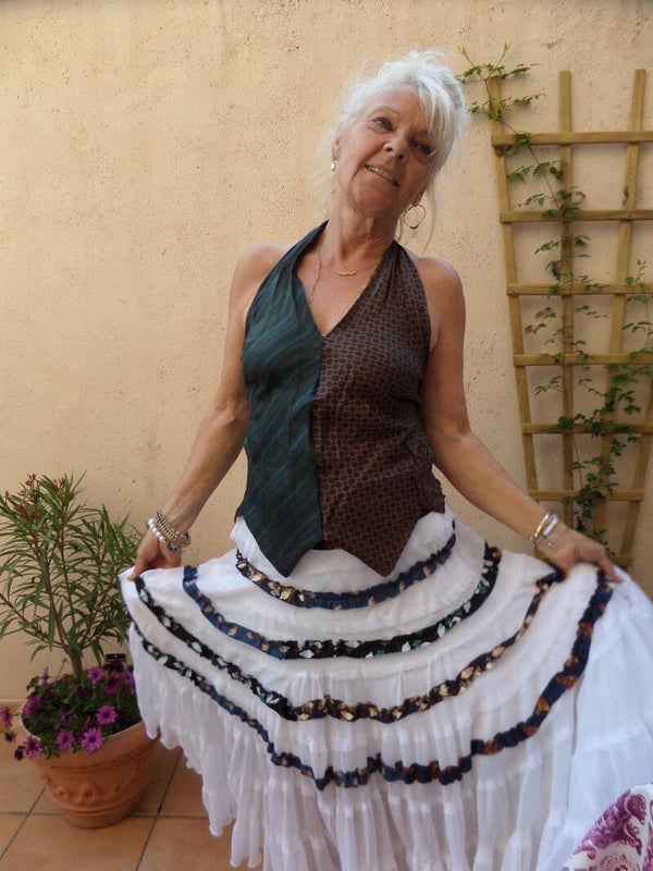 CREATION CRAVATE SOIE haut top bustier caraco carre foulard dentelle lace silk tie scarf sharp model et taille unique sexy