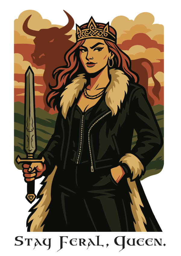 Queen Meabh Print / Banríon Méabh Priontaí