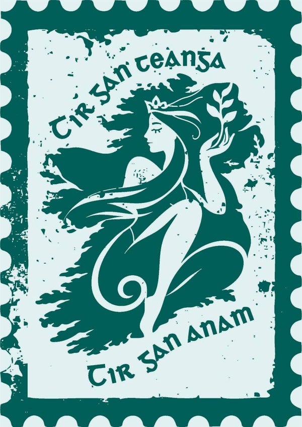 Tír gan Teanga Tí gan Anam print/Priontaí