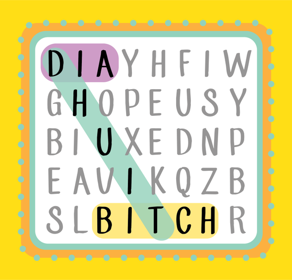 Dia Dhuit Bitch Print/Priontaí