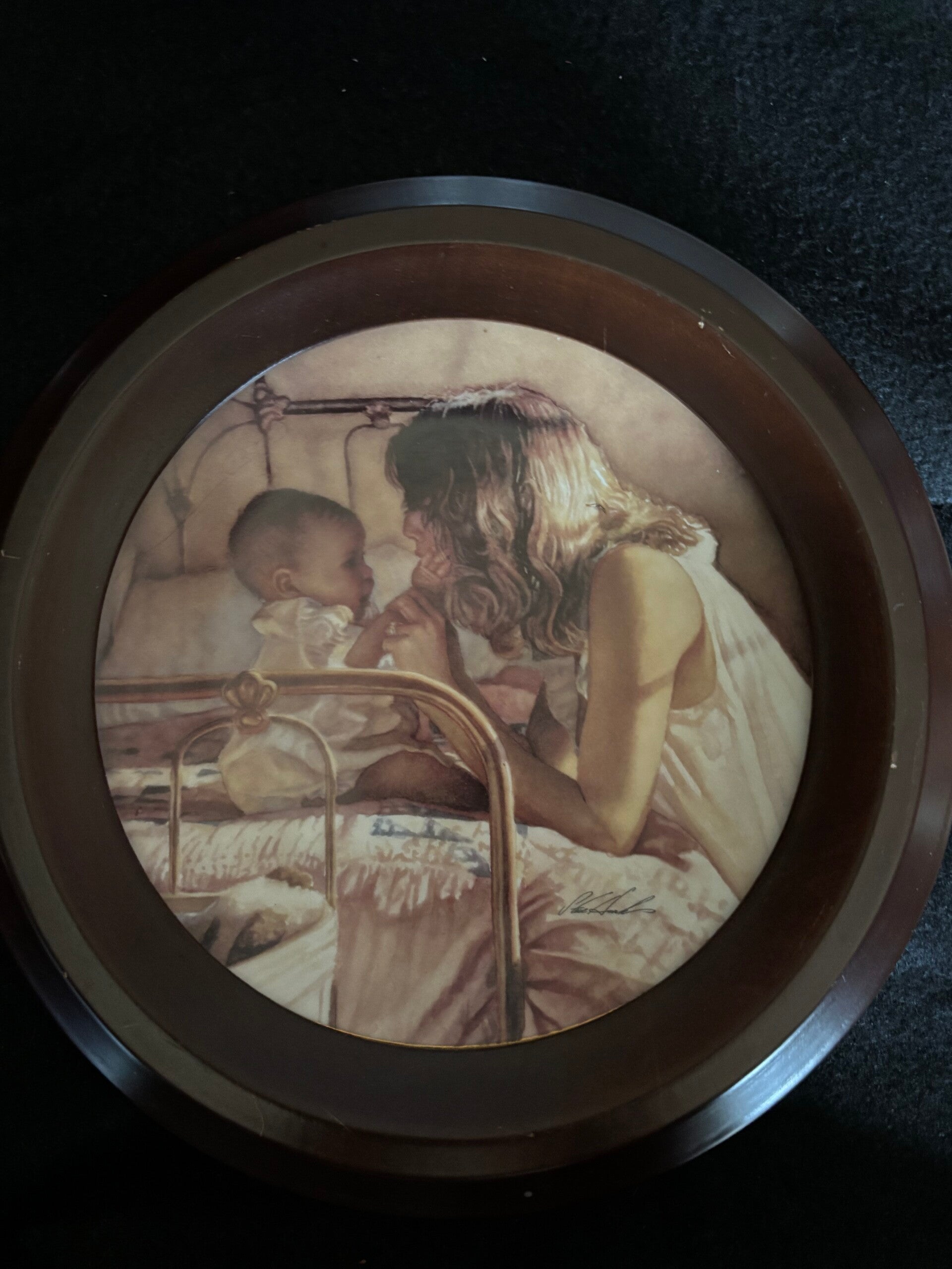 Collectors Plate: Mother and Child