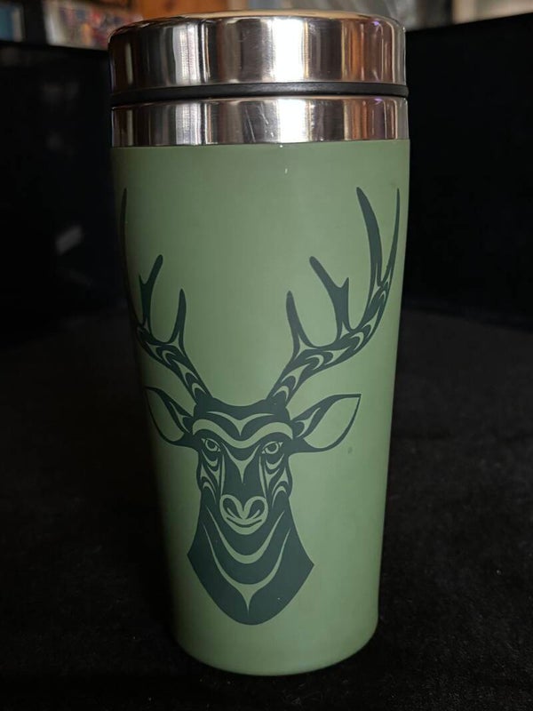Used-Deer Thermos Mug