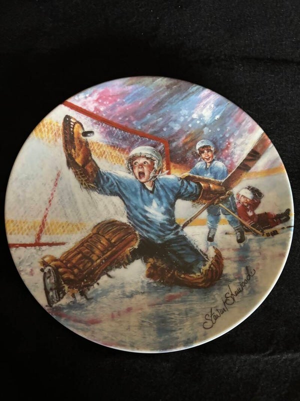 Collectors Plate: Goalie Save