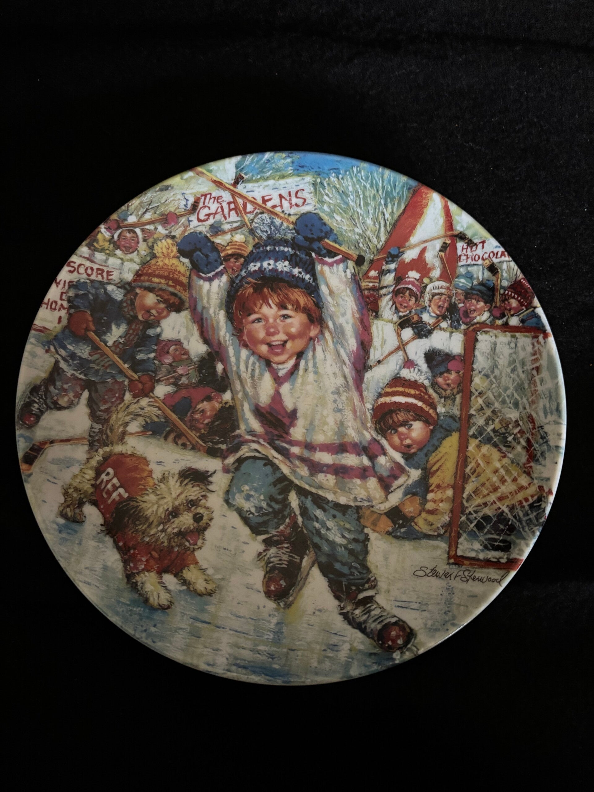Collectors Plate: Past The Goalie