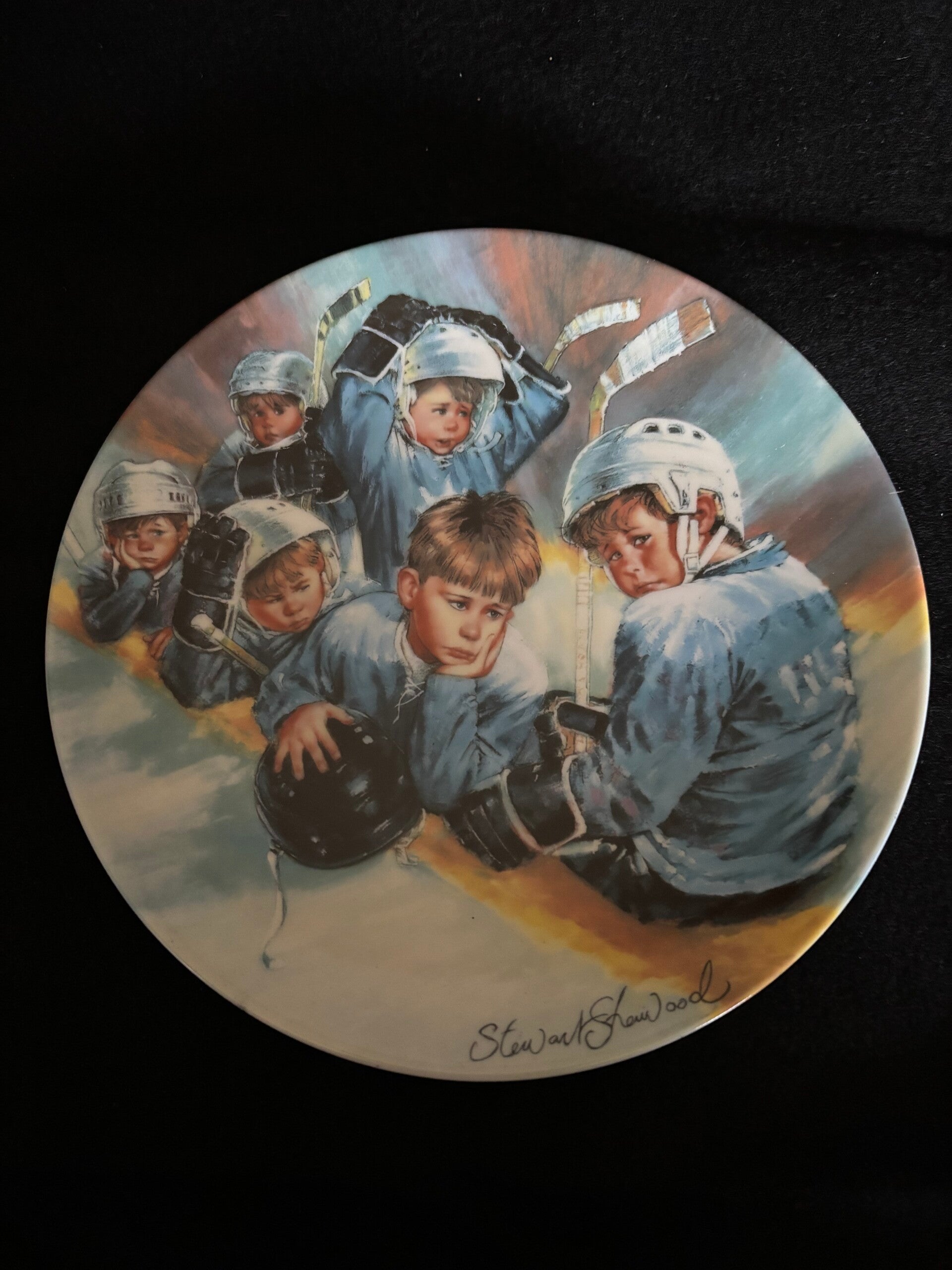 Collectors Plate: Falling Behind