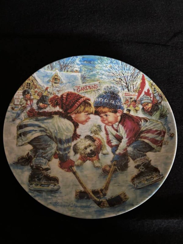 Collectors Plate: Double Dog Stare Ya