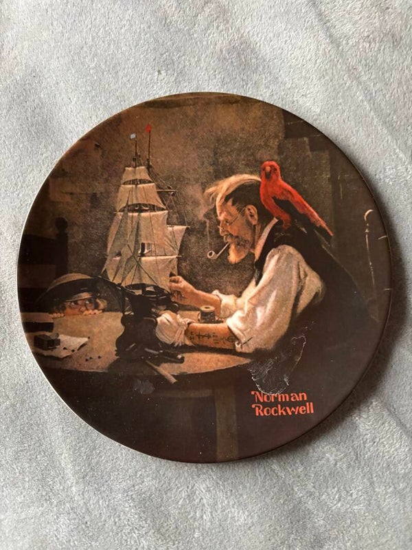 Norman Rockwell-The Ship Builder
