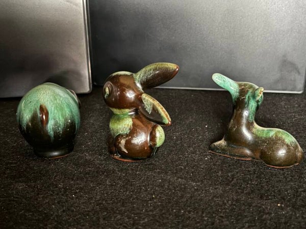 Vintage Rabbit and Elephant and Deer