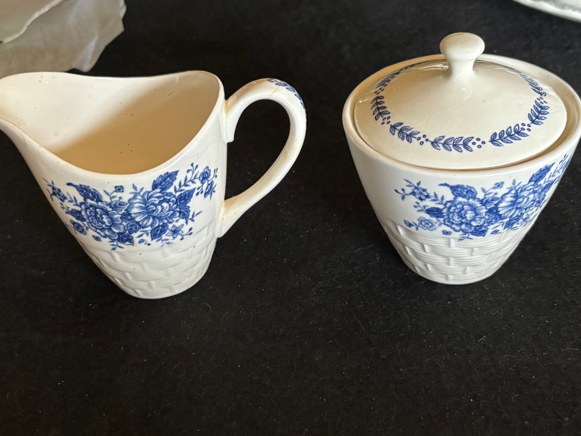 Indigo Rose: Cream and Sugar