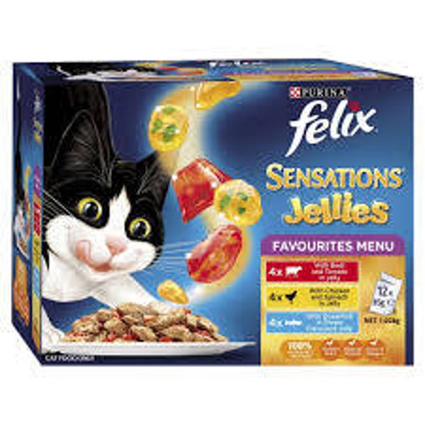 PURINA FELIX AGAIL Jelly Fav Selection 36x85g