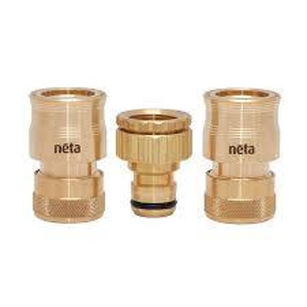 NETA 18mm Brass Garden Fittings