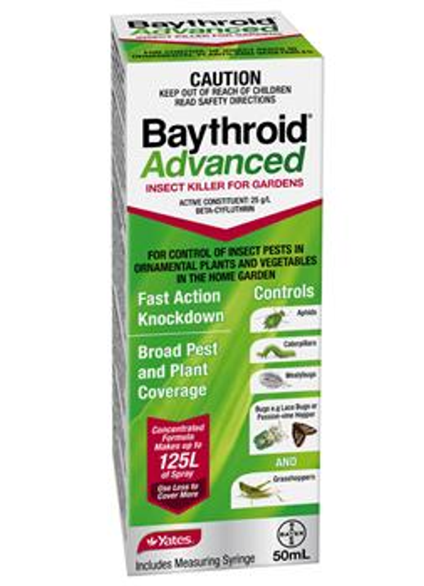 Yates Baythroid Advanced Garden Insecticide 50ml