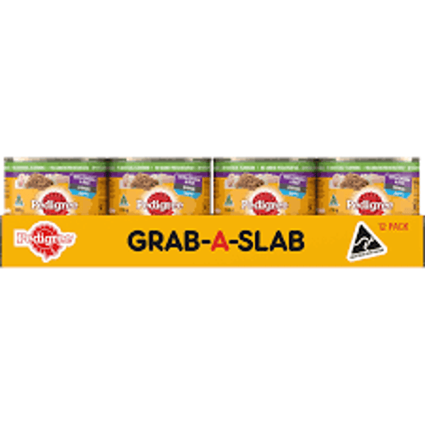 Pedigree Canned Wet Food Puppy Mince with Chicken & Rice 12 x 700g