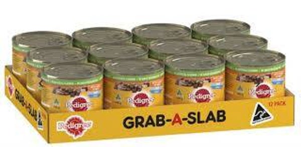 Pedigree Canned Wet Food Loaf with 5 Kinds of Meat 12 x 700gm