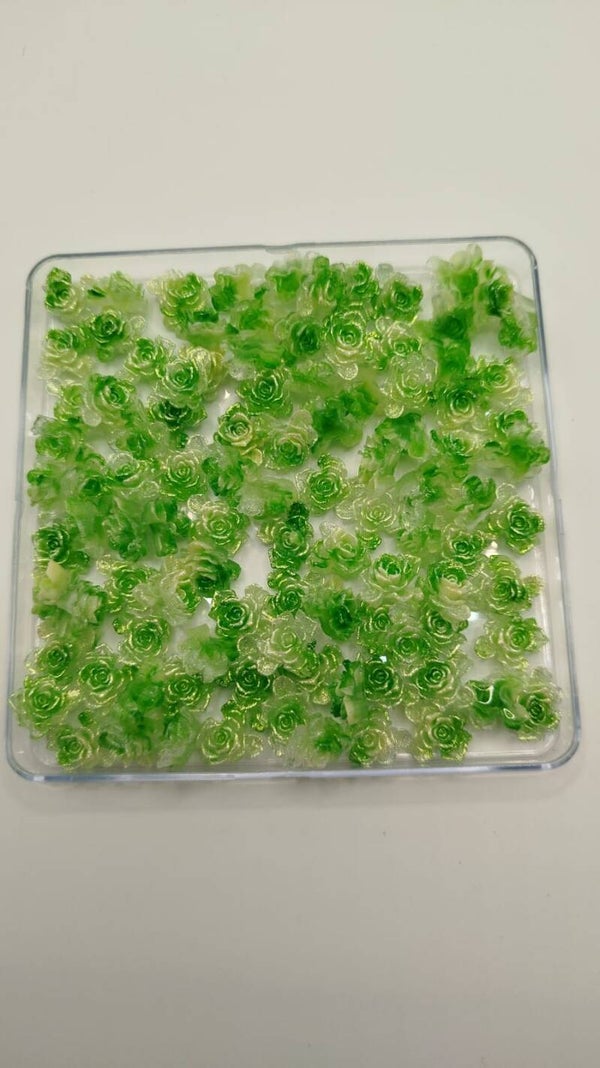 #12 soft flowers grün 30g