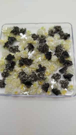 #15 sot flowers mix gelb schwarz 30g