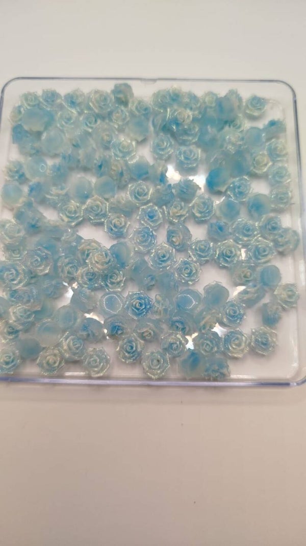 #18 soft flowers blau 30g