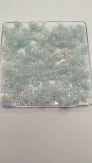 #19 soft flowers blau 30g