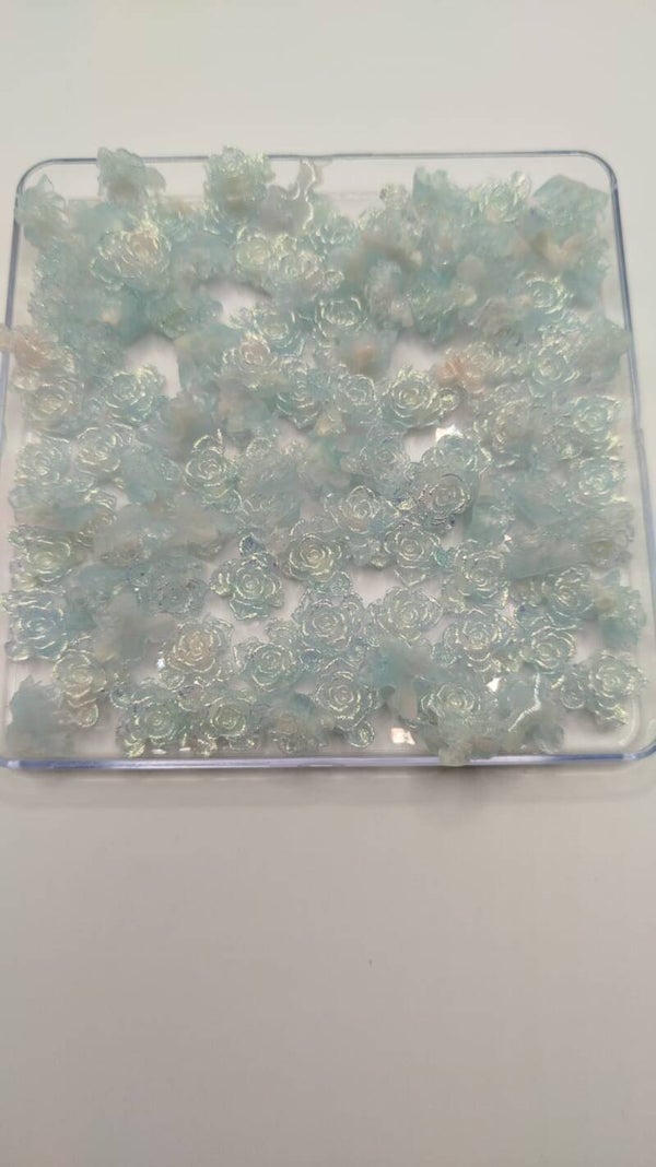 #19 soft flowers blau 30g