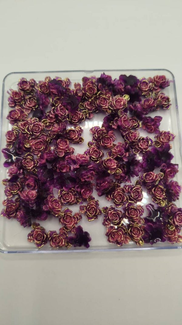 #2 soft flowers lila gold 30g