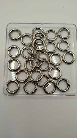 Keyring silber klein 27 Stück