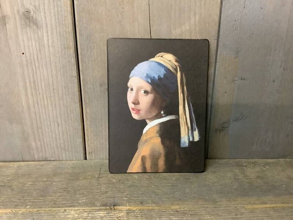 Decobordje meisje met de parel