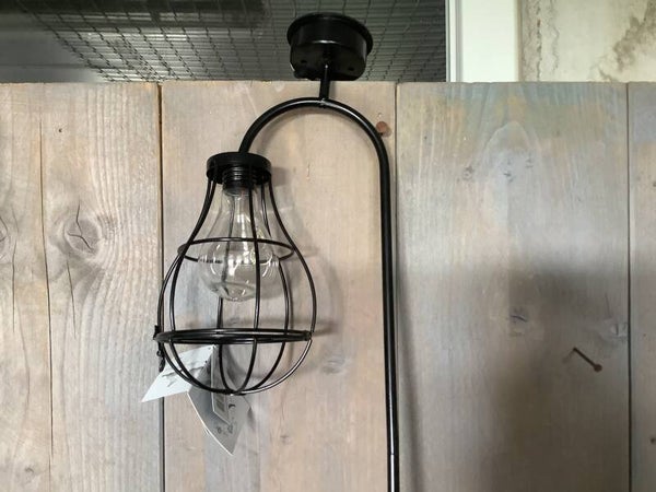 Solar lamp zwart