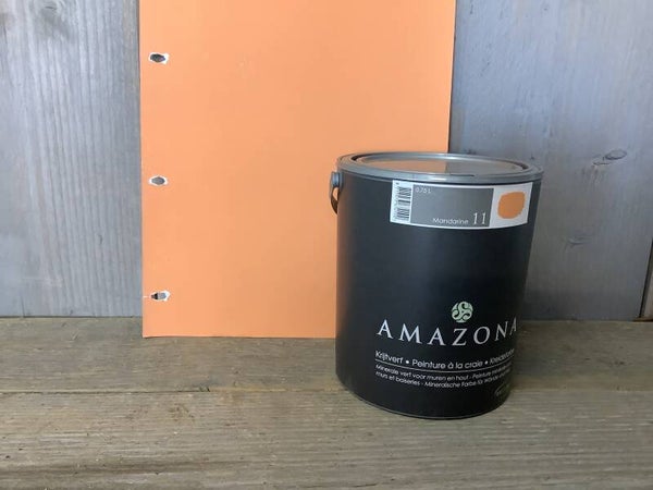 Amazona krijtverf Mandarine 11