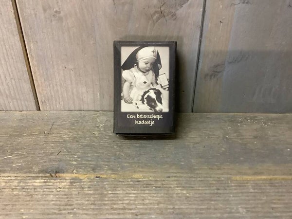 Zeep in een doosje “een beterschap kadootje”