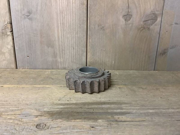 Theelicht houder grijs