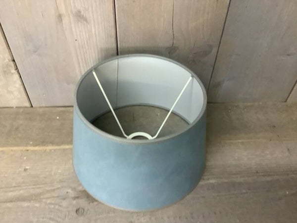 Lampenkap vintage blauw