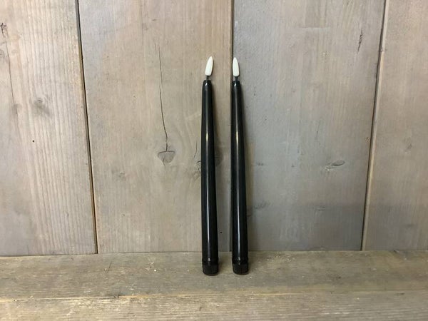 Dinerkaars led zwart 2 stuks
