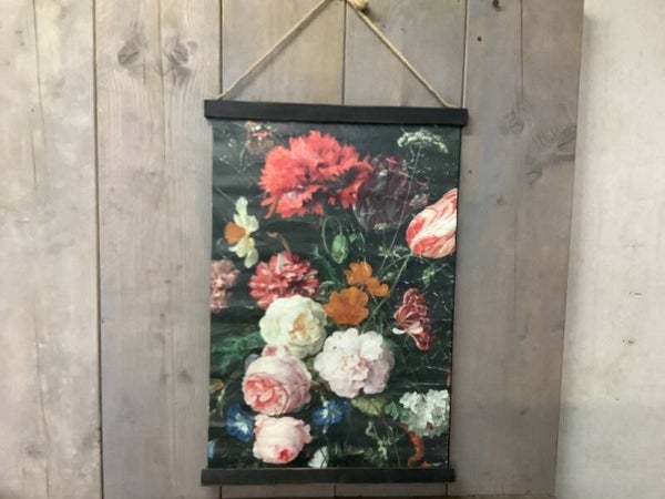 Wanddoek bloemen