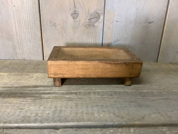 Houten zeepbakje