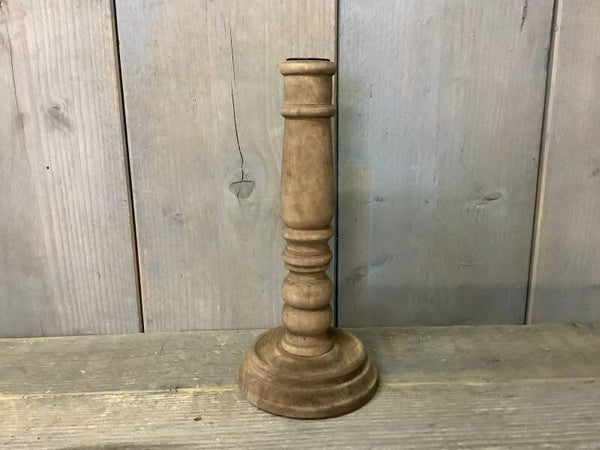 Houten kandelaar bruin 3