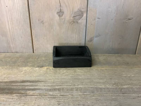 Houten bakje zwart